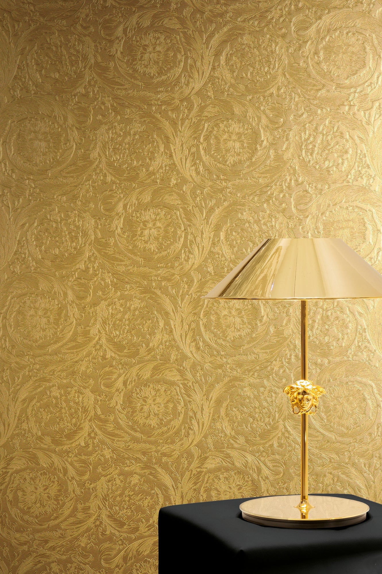 Versace 6-Vliestapete Vinyltapete Gold Floral