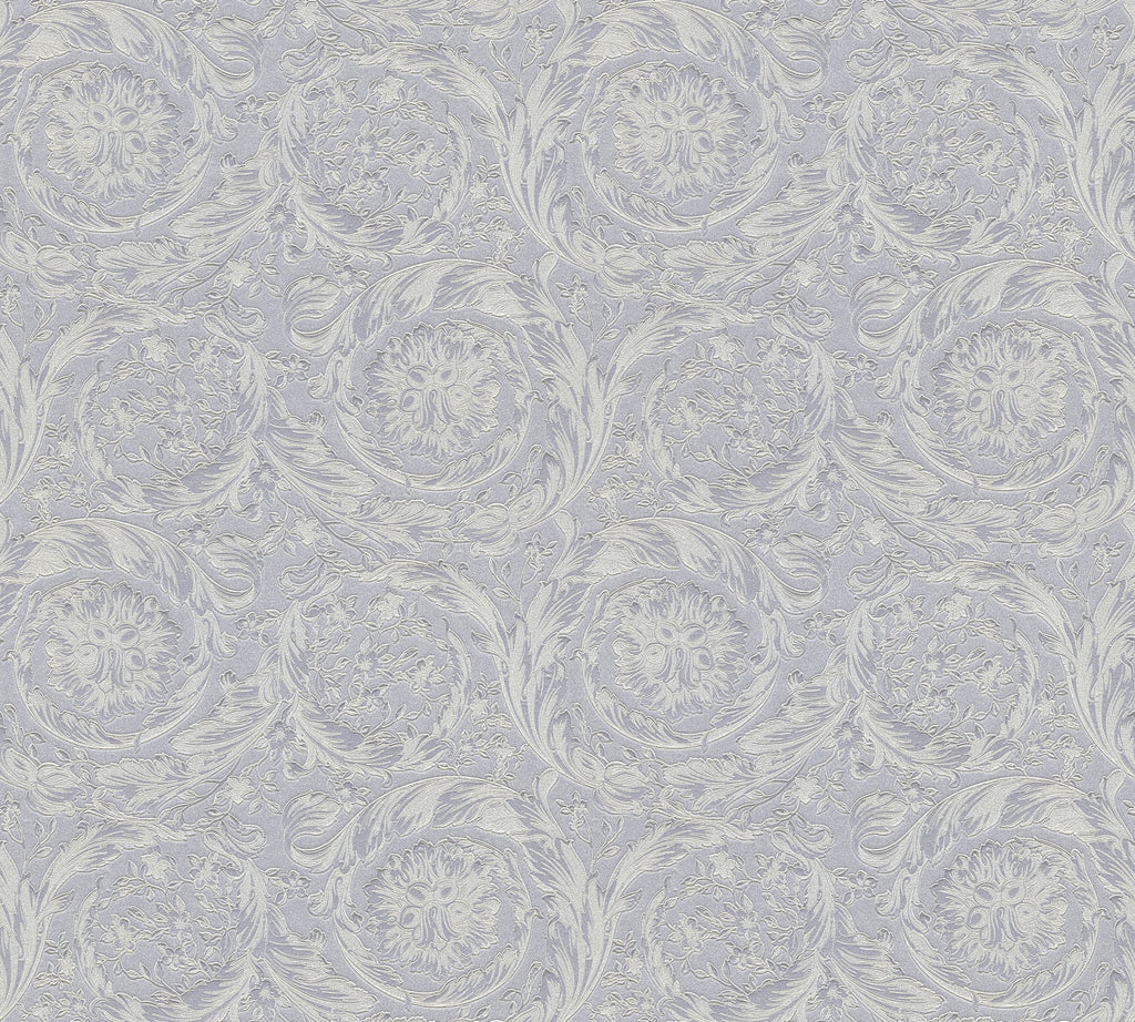 Versace 6-Vliestapete Vinyltapete Silber Floral