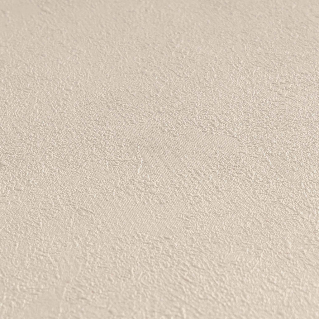 Hochwertige Vliestapete Beige Unitapete
