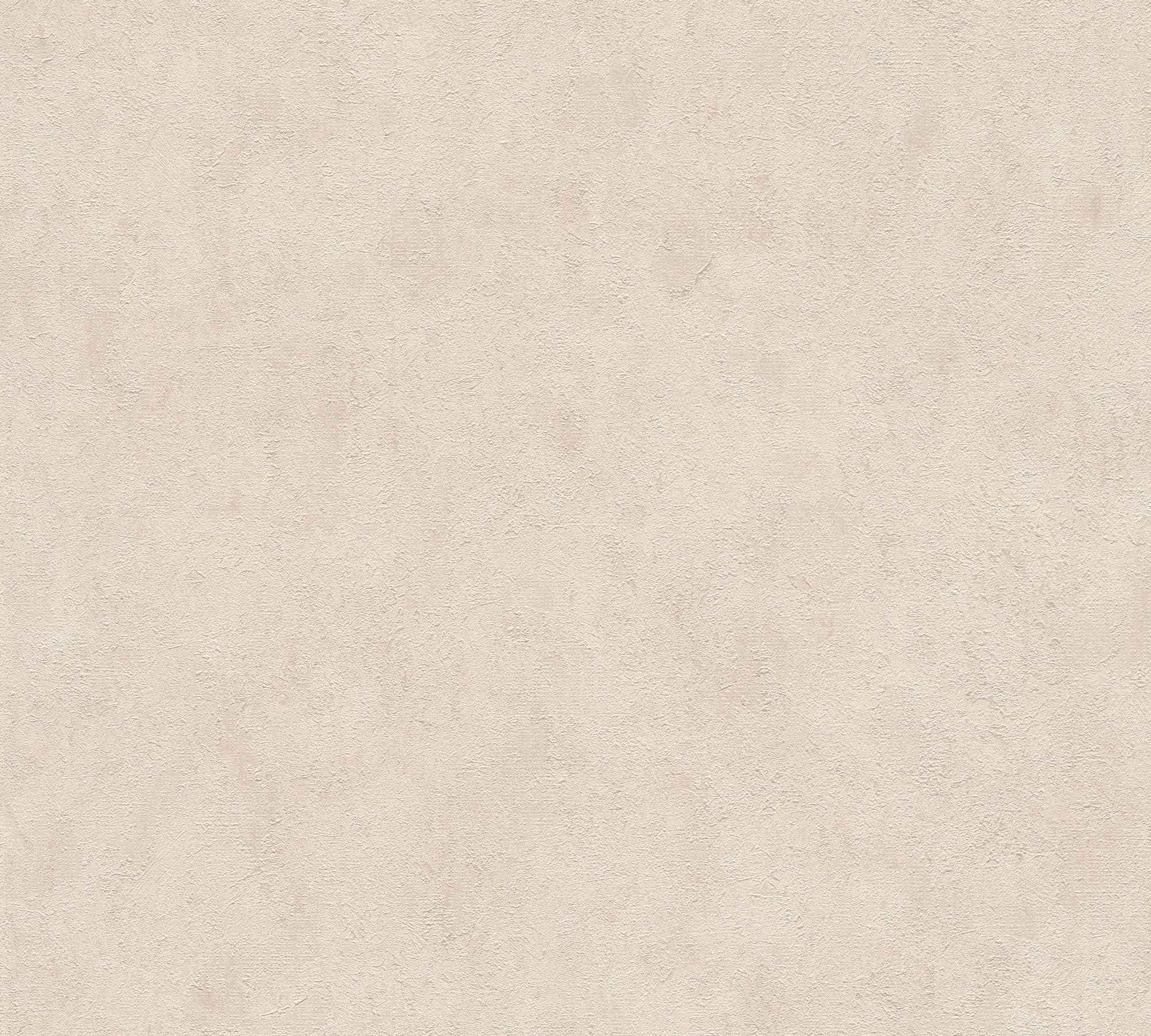 Hochwertige Vliestapete Beige Unitapete