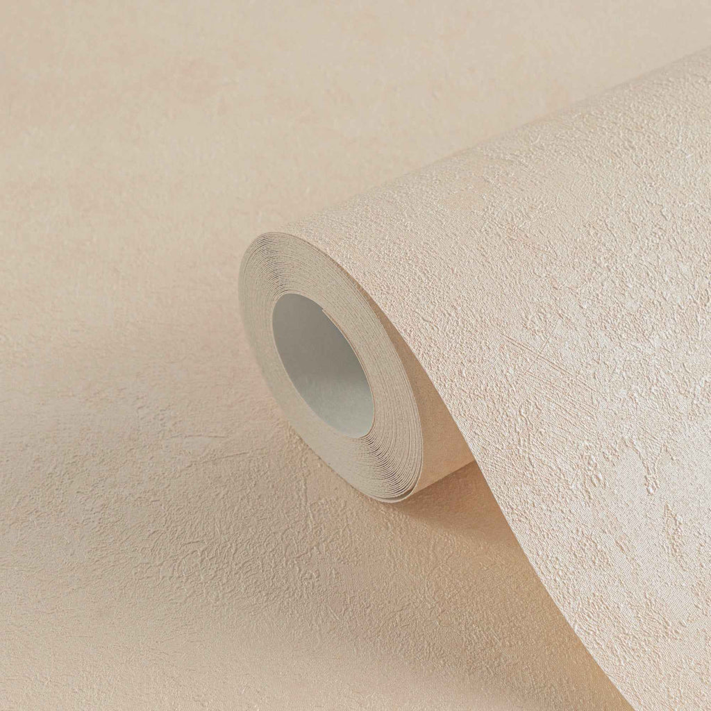Hochwertige Vliestapete Beige Unitapete