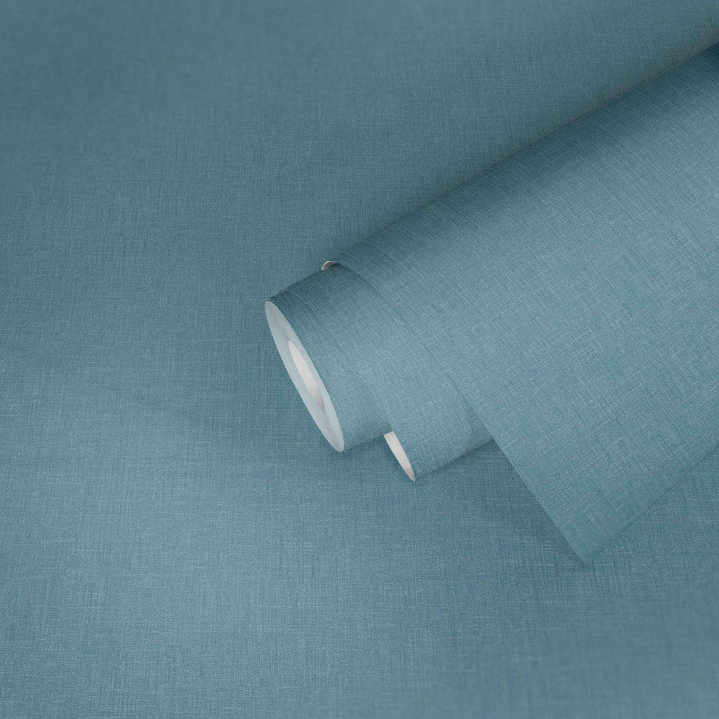 Hochwertige Vliestapete Blau Unitapete