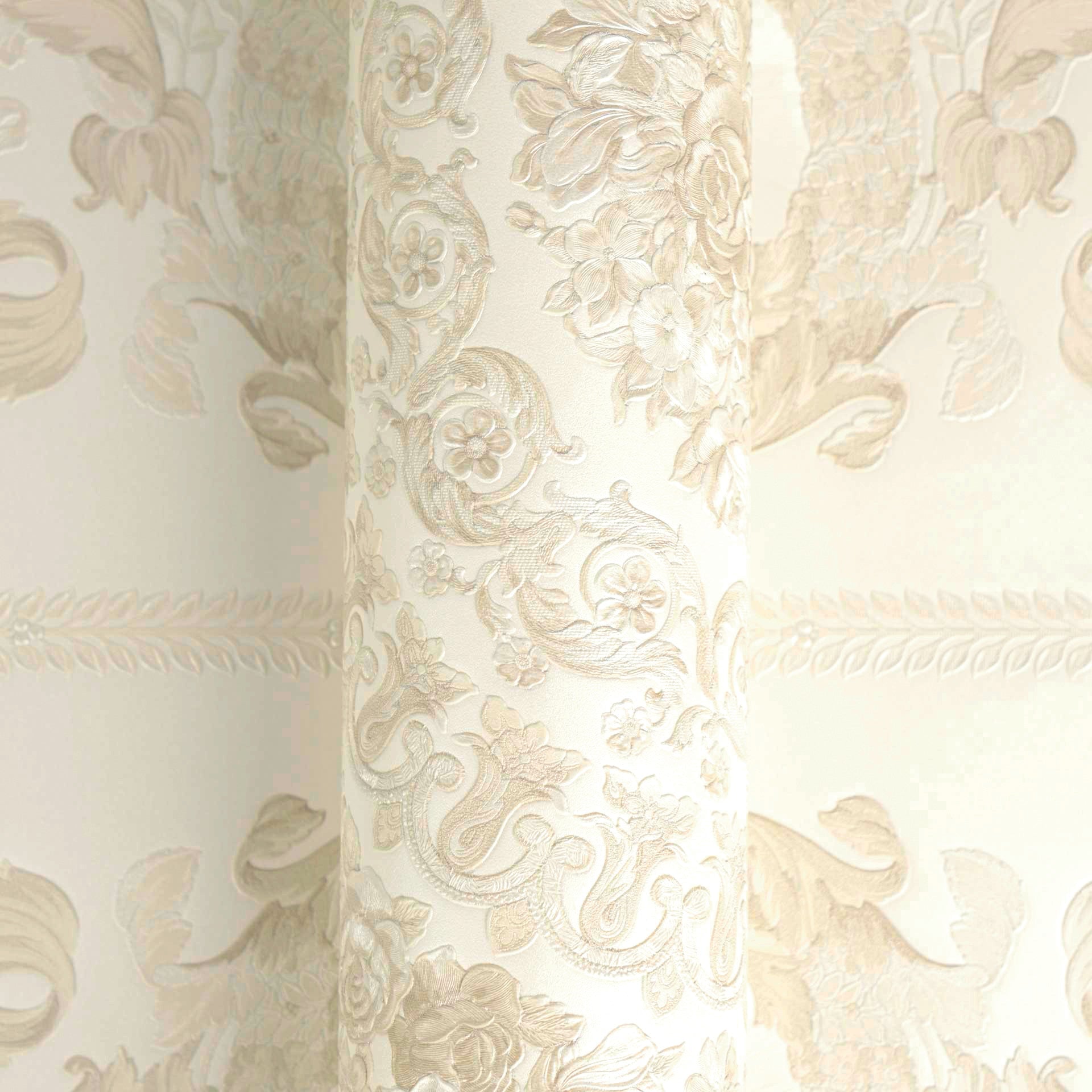 Versace 6-Vliestapete Vinyltapete Beige Versace-logo