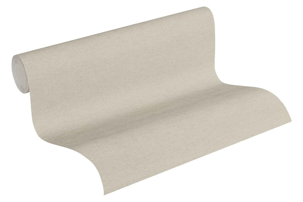 Hochwertige Vliestapete Beige Unitapete