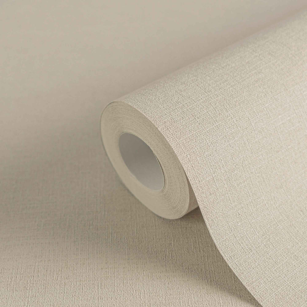 Hochwertige Vliestapete Beige Unitapete