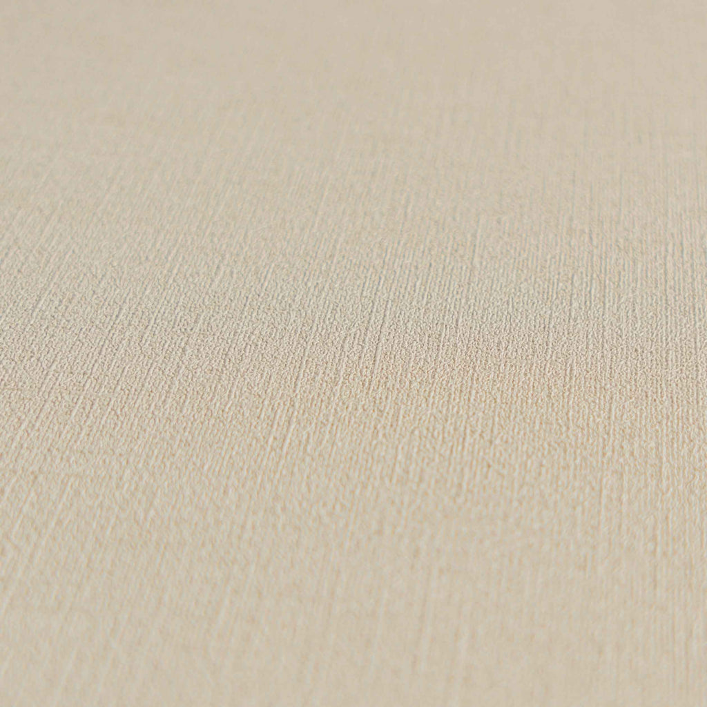 Hochwertige Vliestapete Beige Unitapete