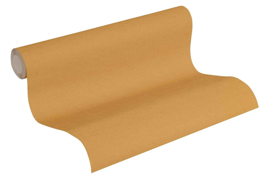 Hochwertige Vliestapete Gelb Unitapete