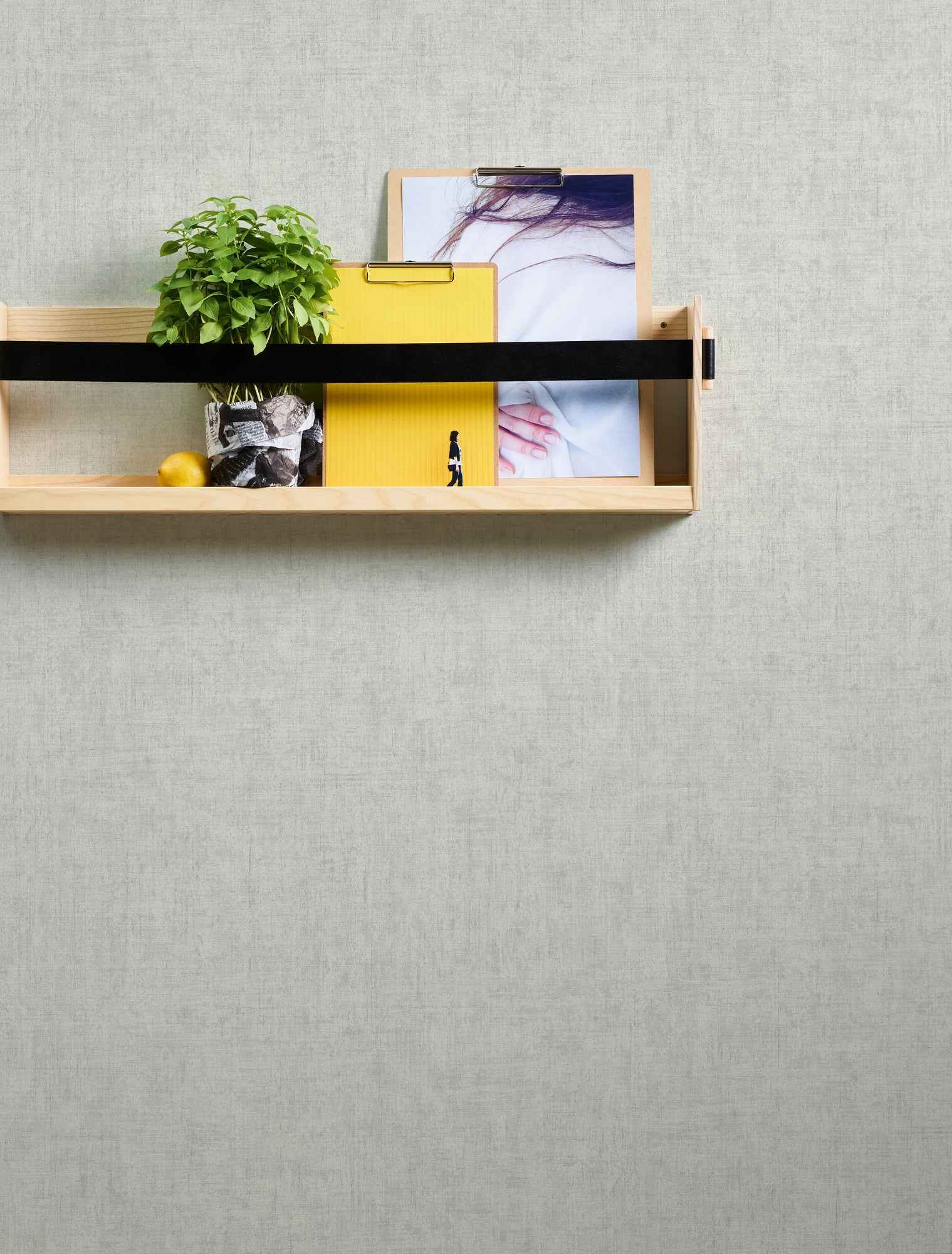 Hochwertige Vliestapete Grau Struktur