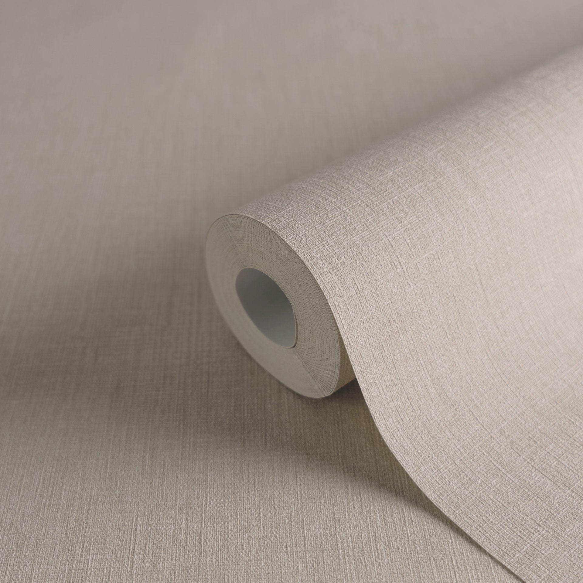 Hochwertige Vliestapete Beige Unitapete