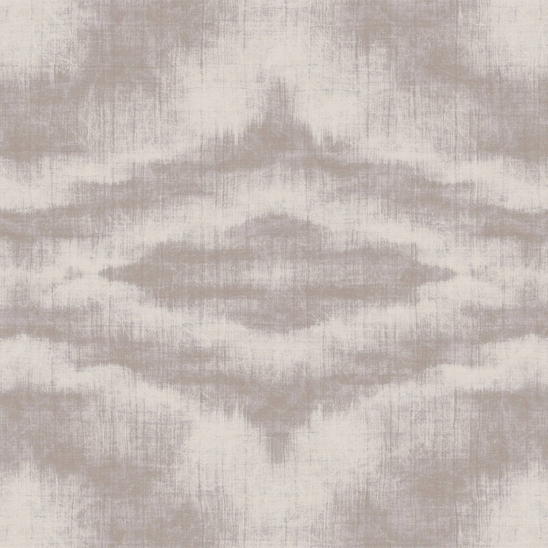 Fotomural Walls by Patel - Photo wallpaper abstract ikkat pattern with textile effect - grey