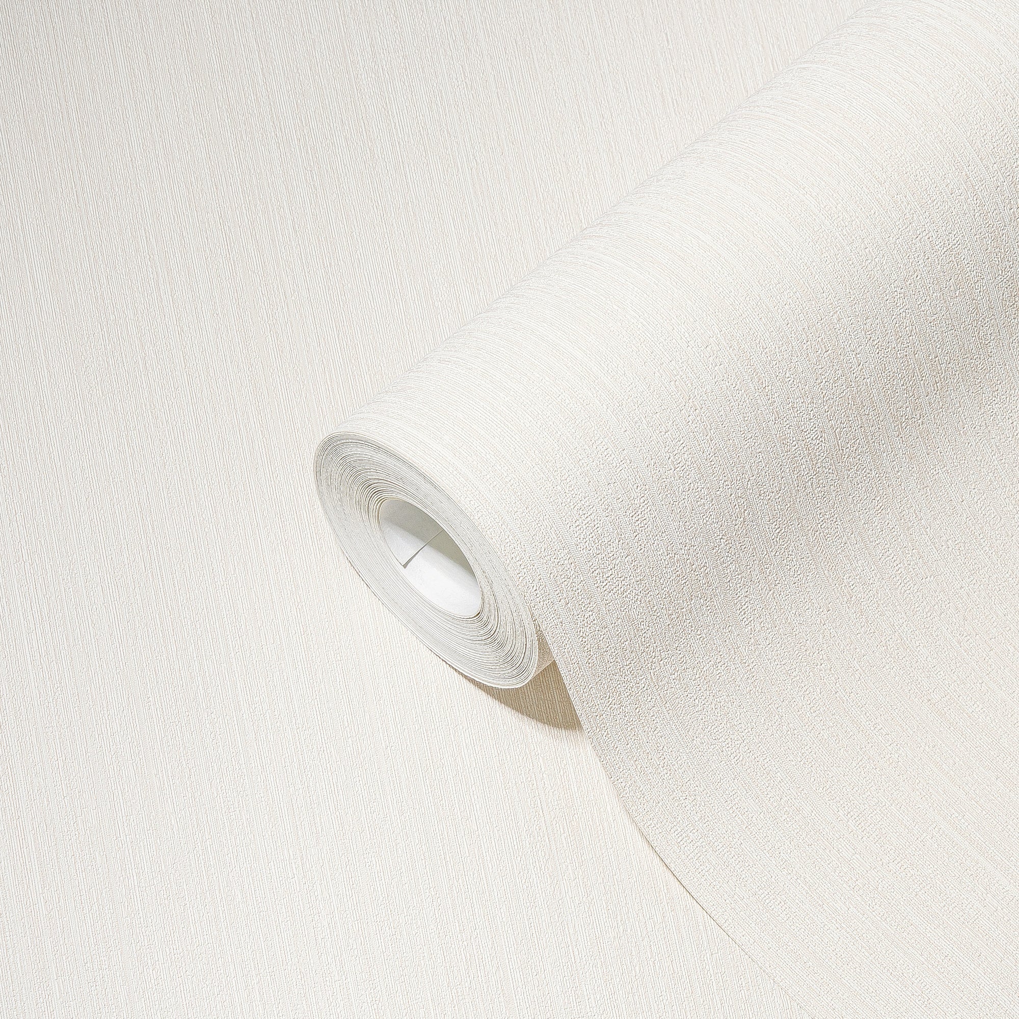 Hochwertige Vliestapete Creme Unitapete