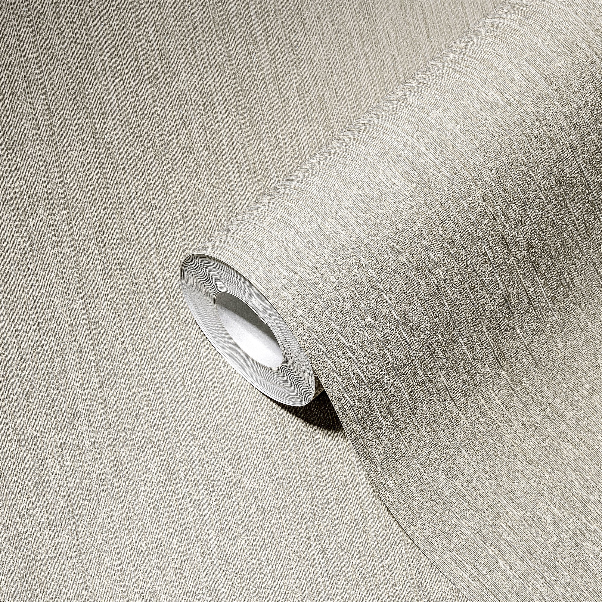 Hochwertige Vliestapete Beige Unitapete