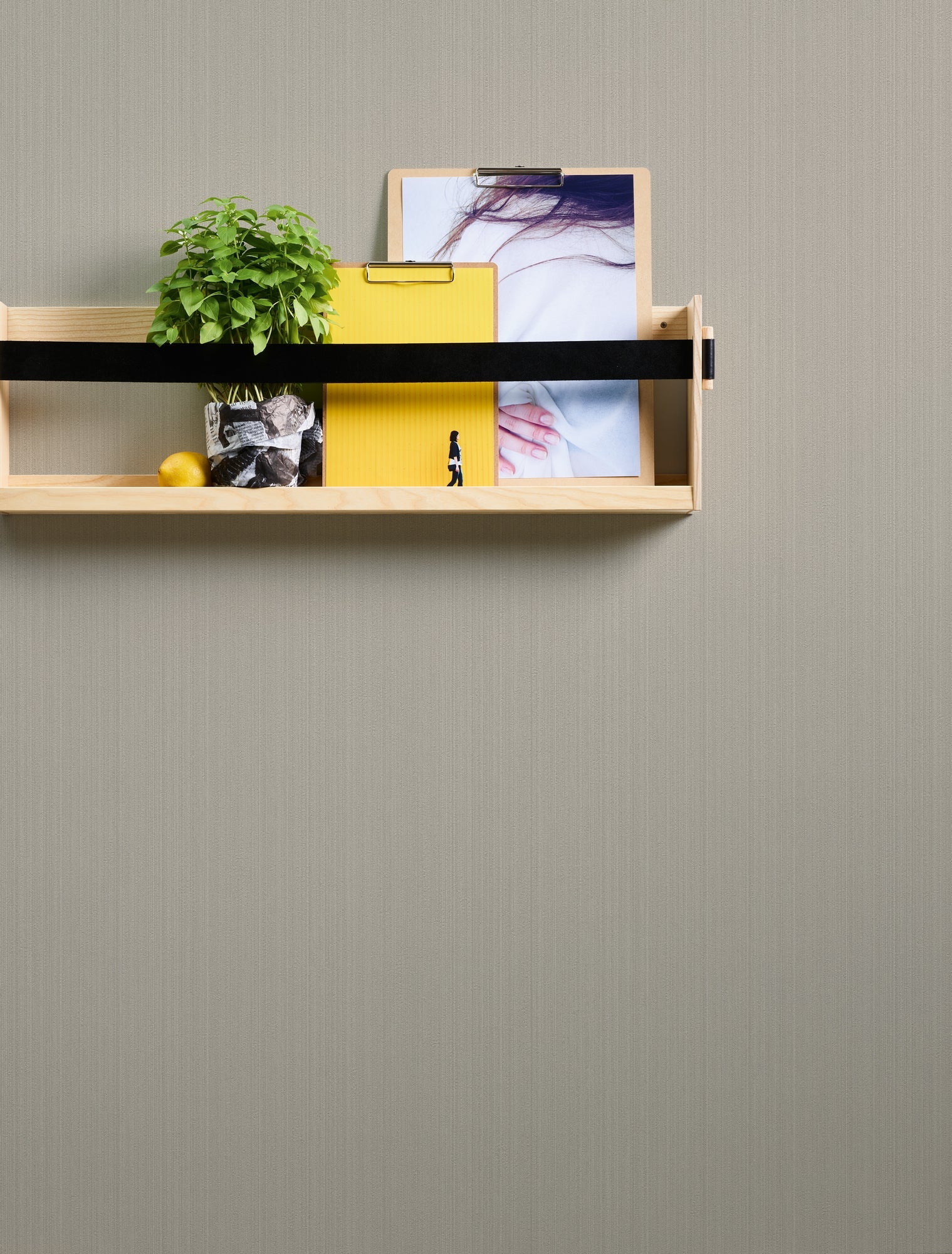 Hochwertige Vliestapete Beige Unitapete
