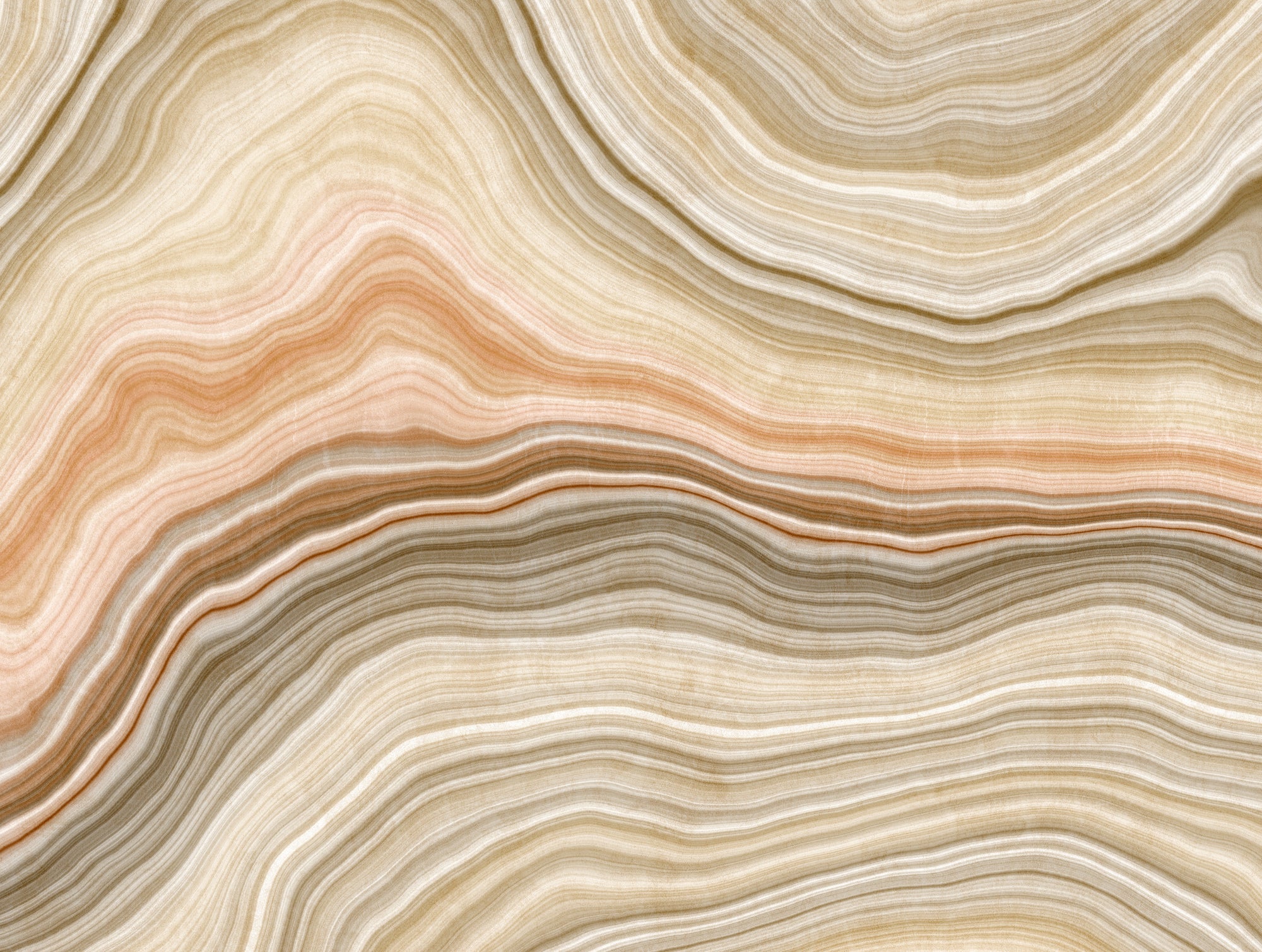 Hochwertige Fototapete Beige Marmor