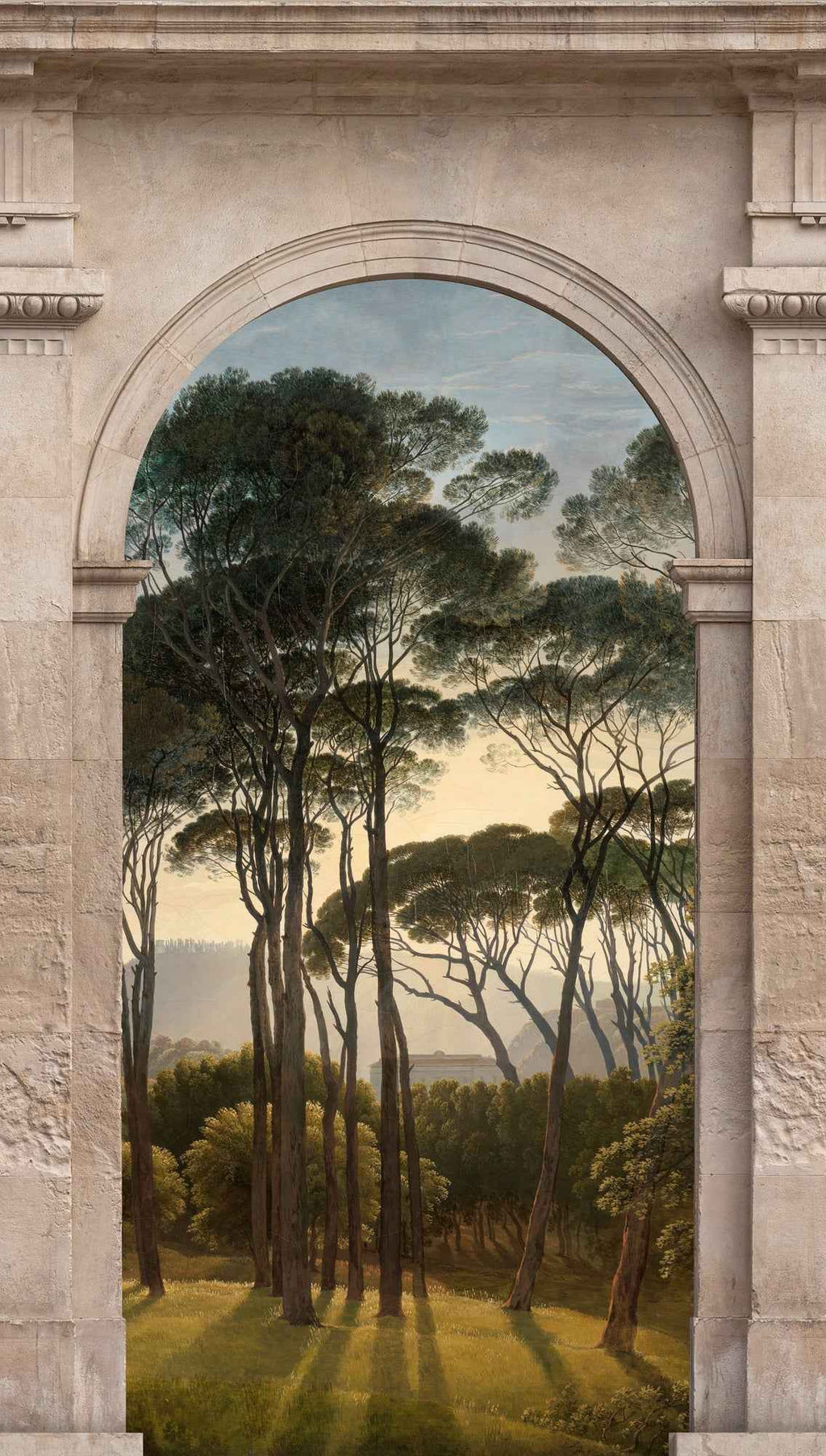 Hochwertige Fototapete Grau Natur