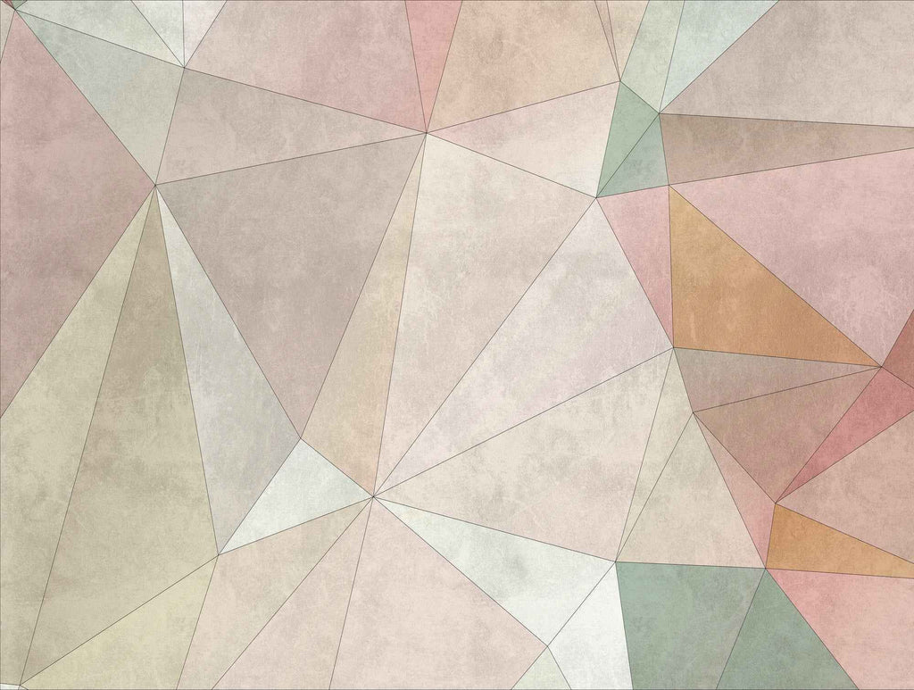 Hochwertige Fototapete Bunt Geometrisch