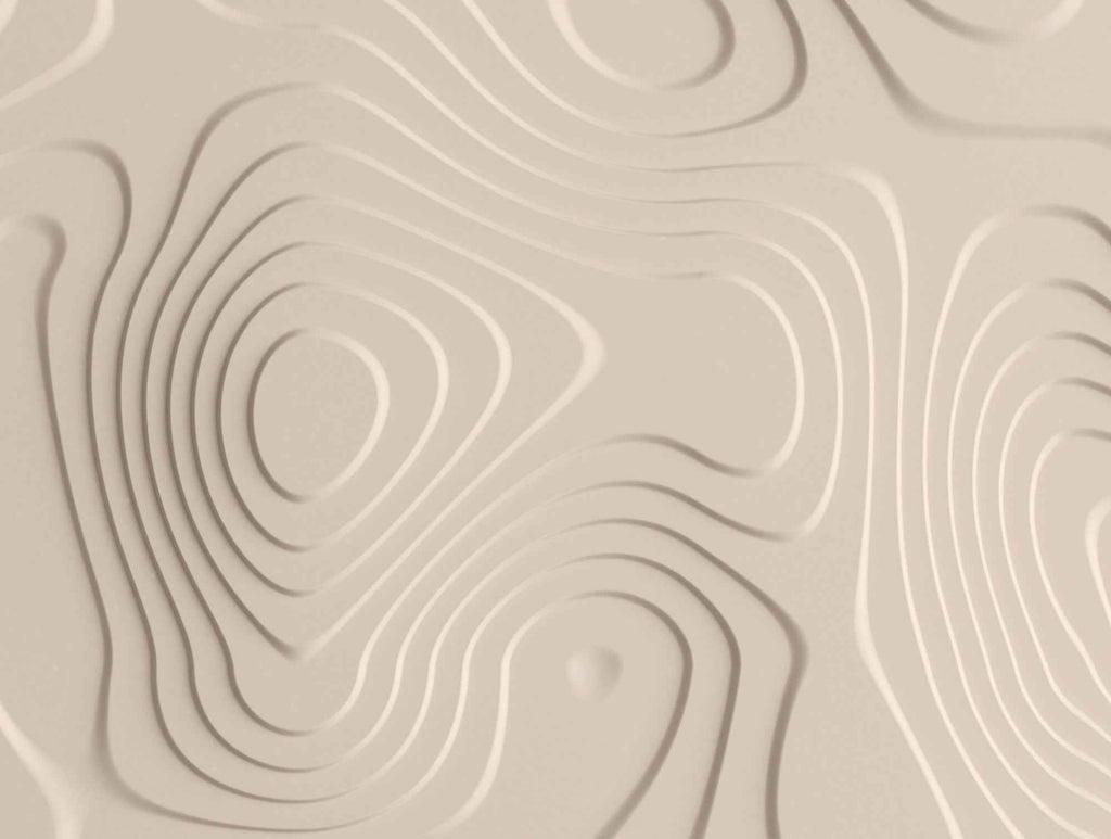 Hochwertige Fototapete Beige 3-d