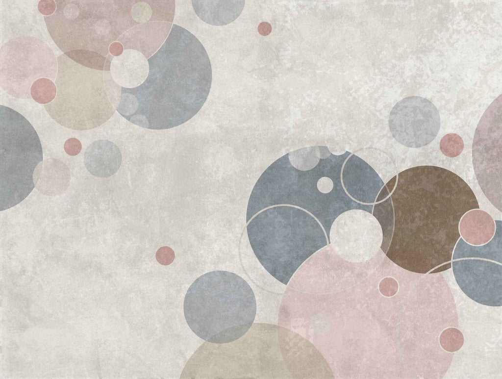 Fotomural Premium Gris con Puntos