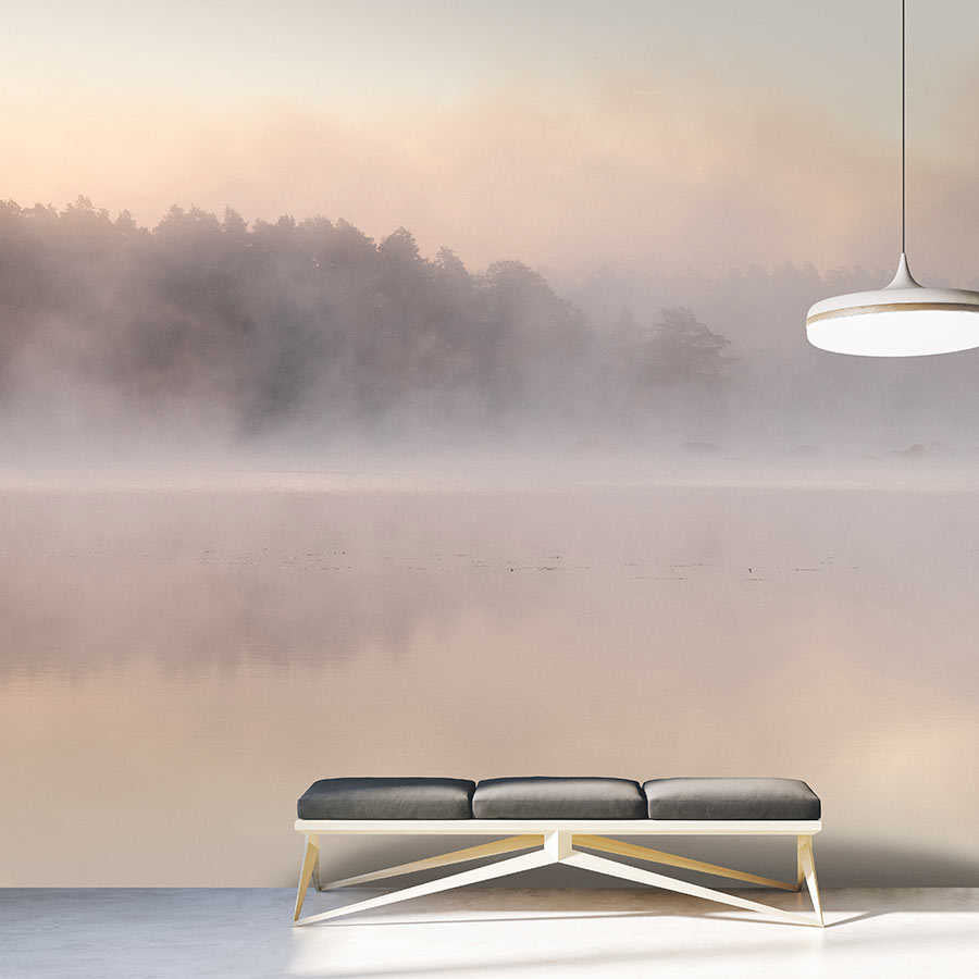 Fotomural Walls by Patel - Avalon 2 - mural lake in the morning with early morning fog