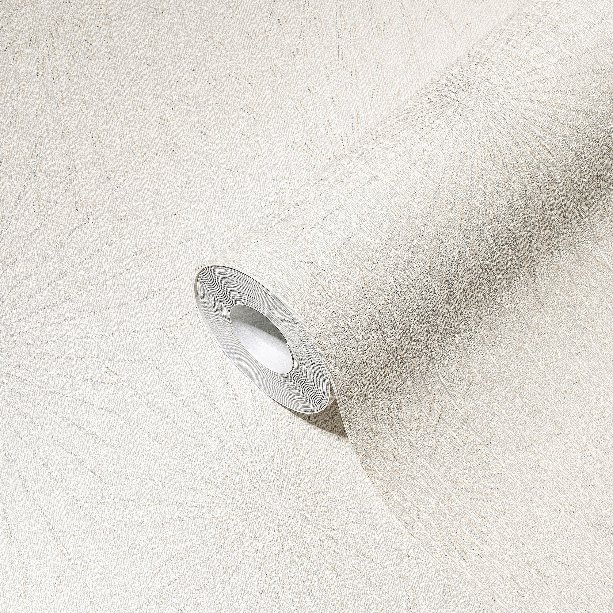 Hochwertige Vliestapete Creme Modern