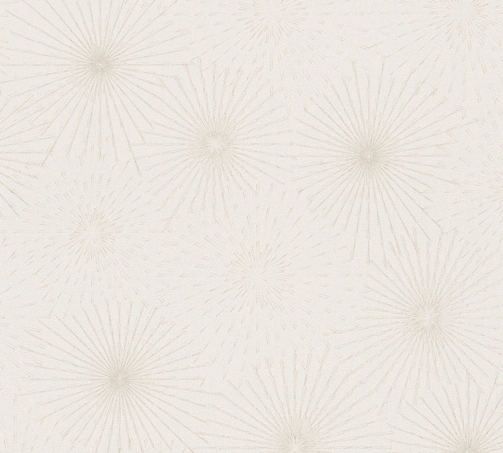 Hochwertige Vliestapete Creme Modern