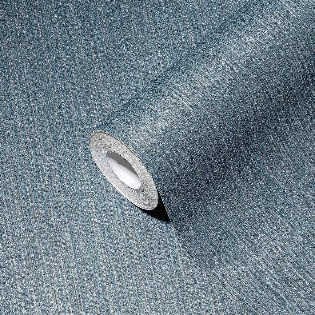 Hochwertige Vliestapete Blau Unitapete