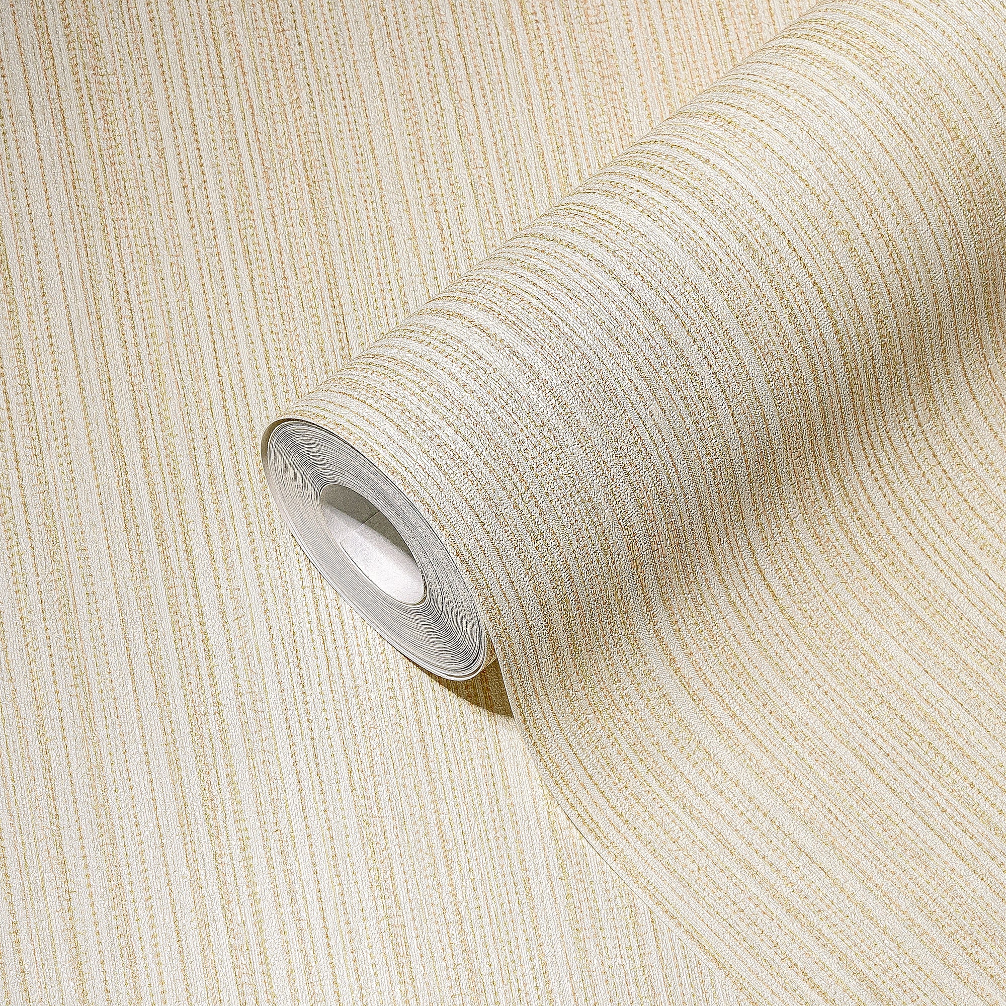 Hochwertige Vliestapete Beige Unitapete