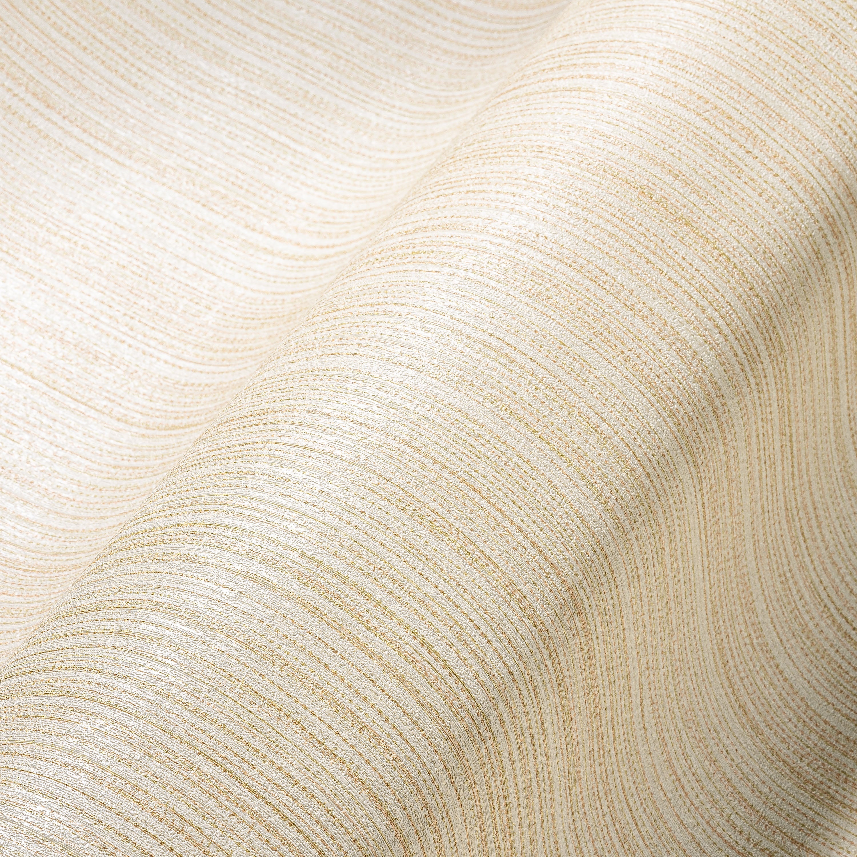 Hochwertige Vliestapete Beige Unitapete