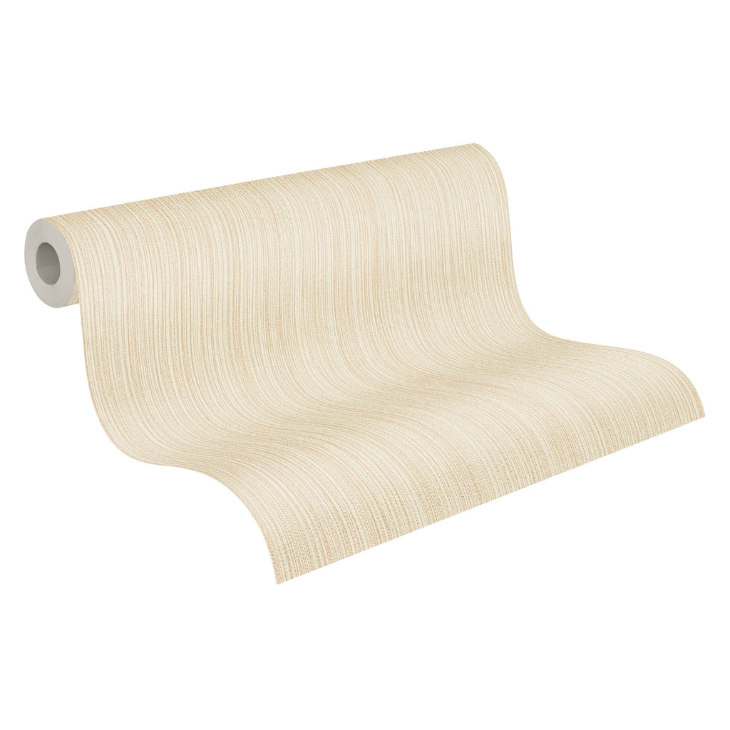 Hochwertige Vliestapete Beige Unitapete