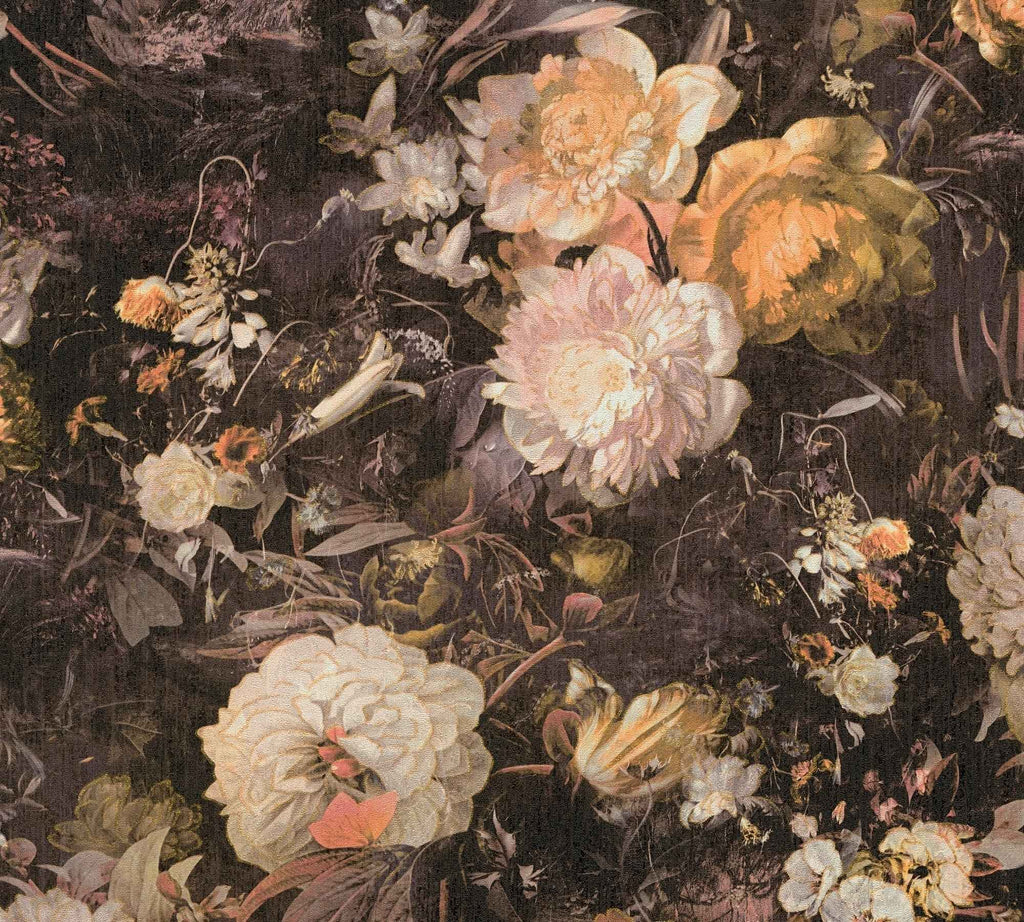 Hochwertige Vliestapete Bunt Floral