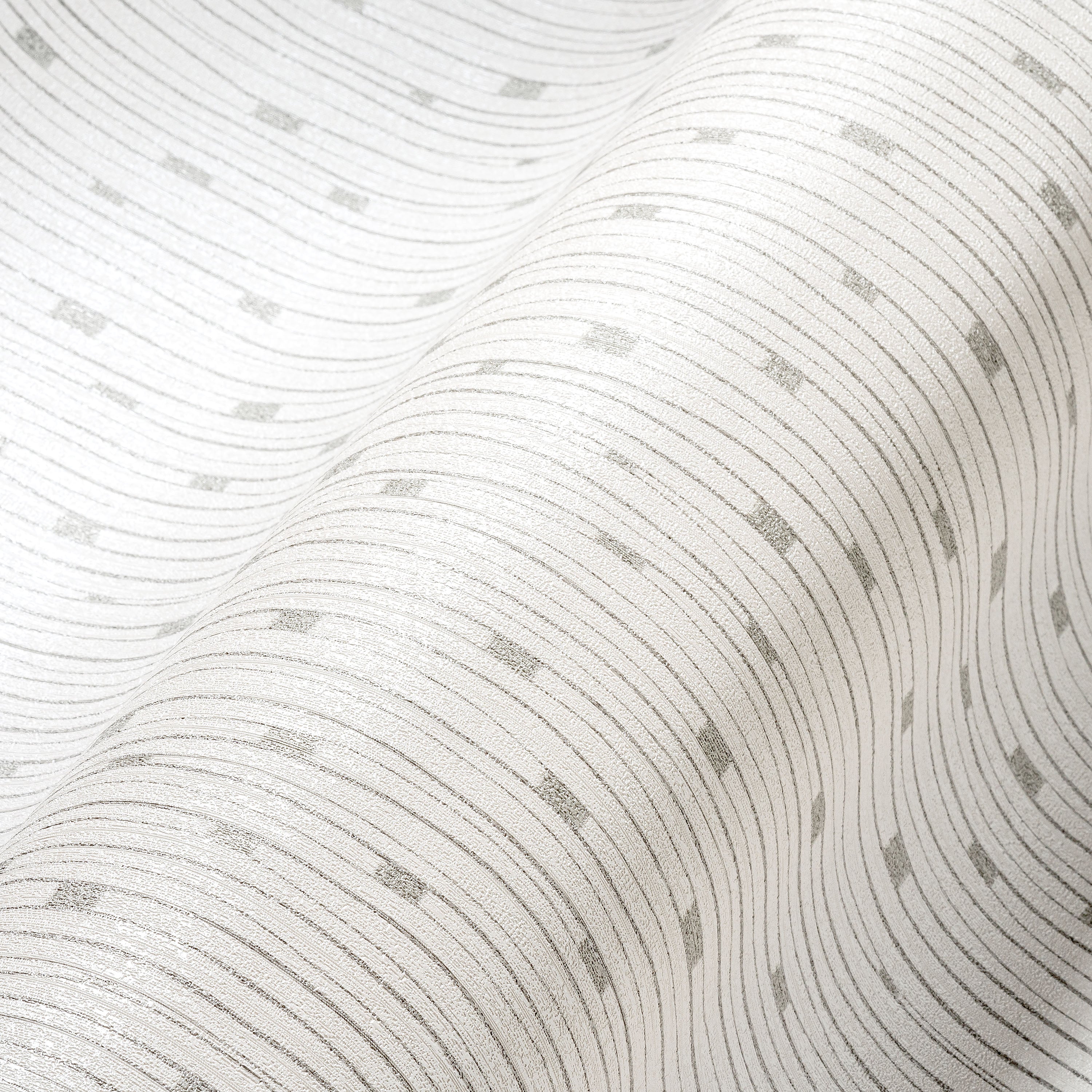 Hochwertige Vliestapete Creme Modern