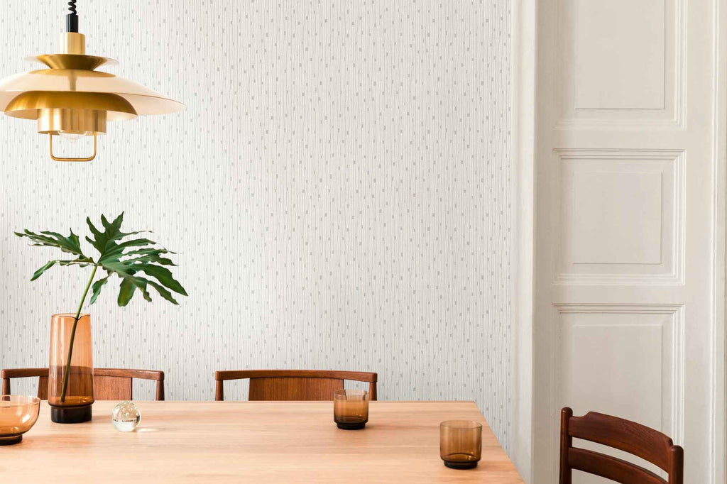 Hochwertige Vliestapete Creme Modern