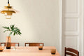 Hochwertige Vliestapete Creme Modern