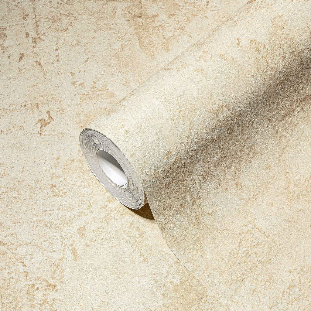 Hochwertige Vliestapete Beige Steinoptik