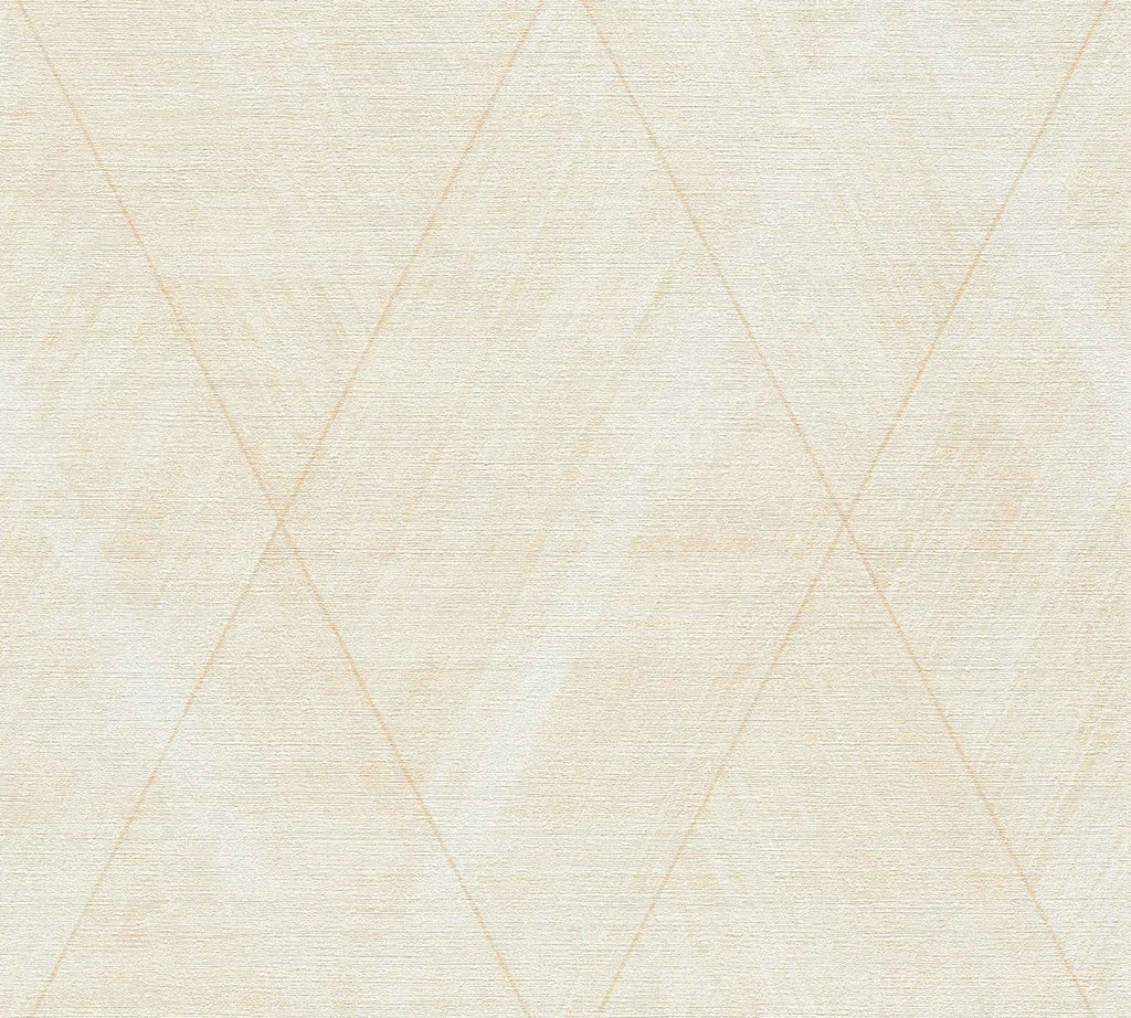 Hochwertige Vliestapete Creme Grafik