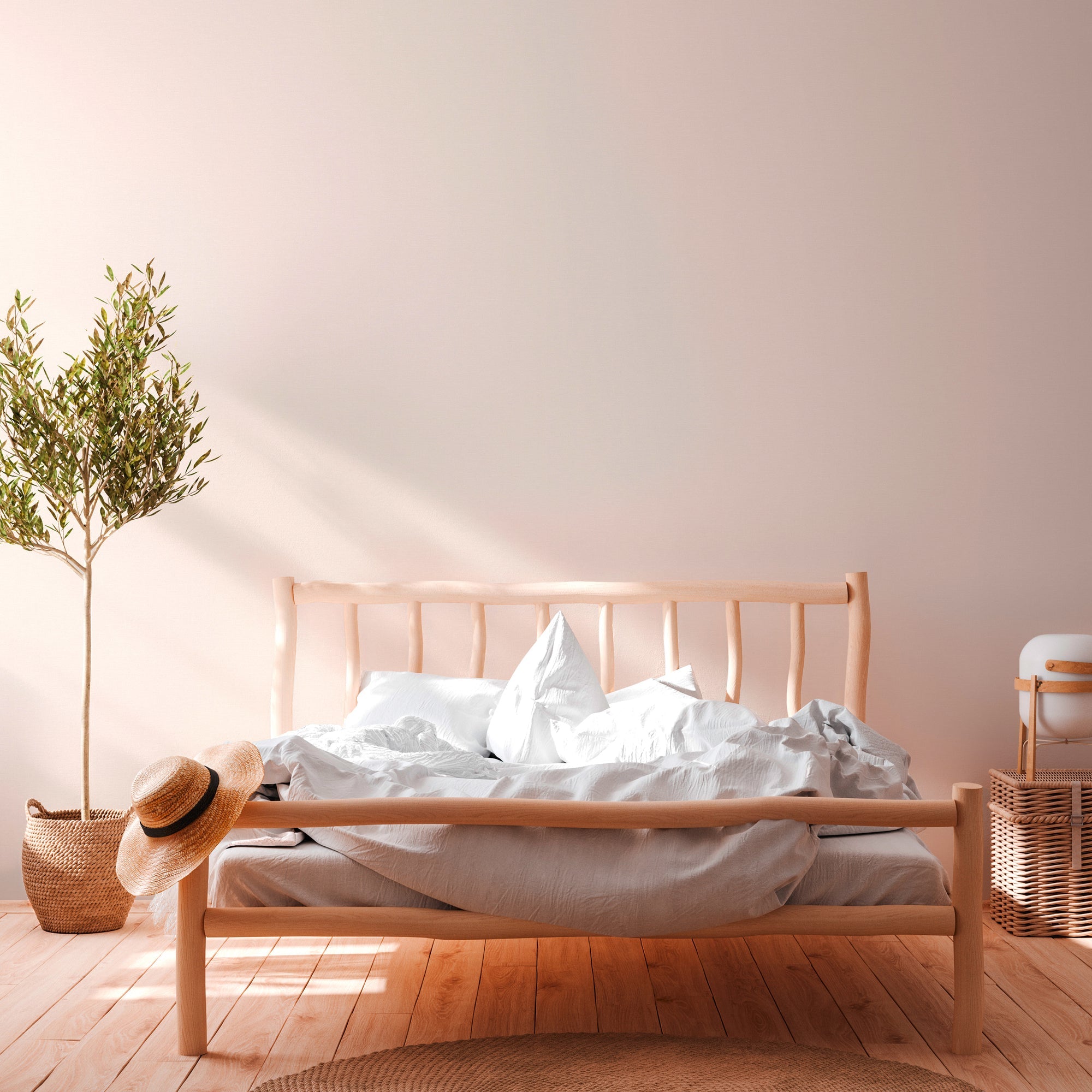 Hochwertige Vliestapete Beige Unitapete