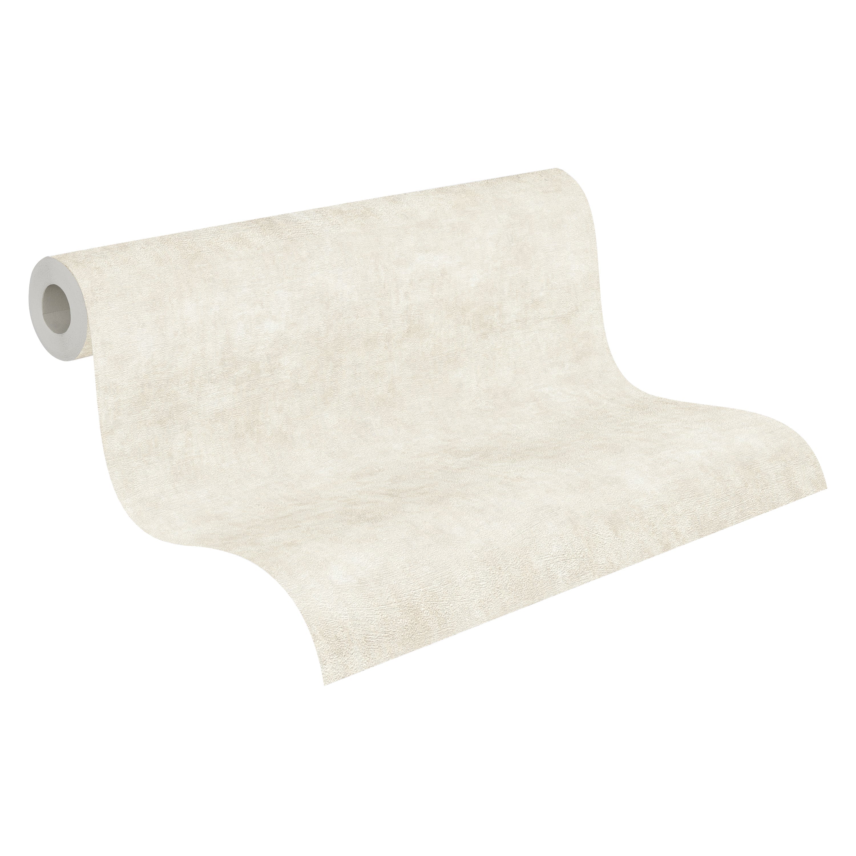Hochwertige Vliestapete Beige Unitapete