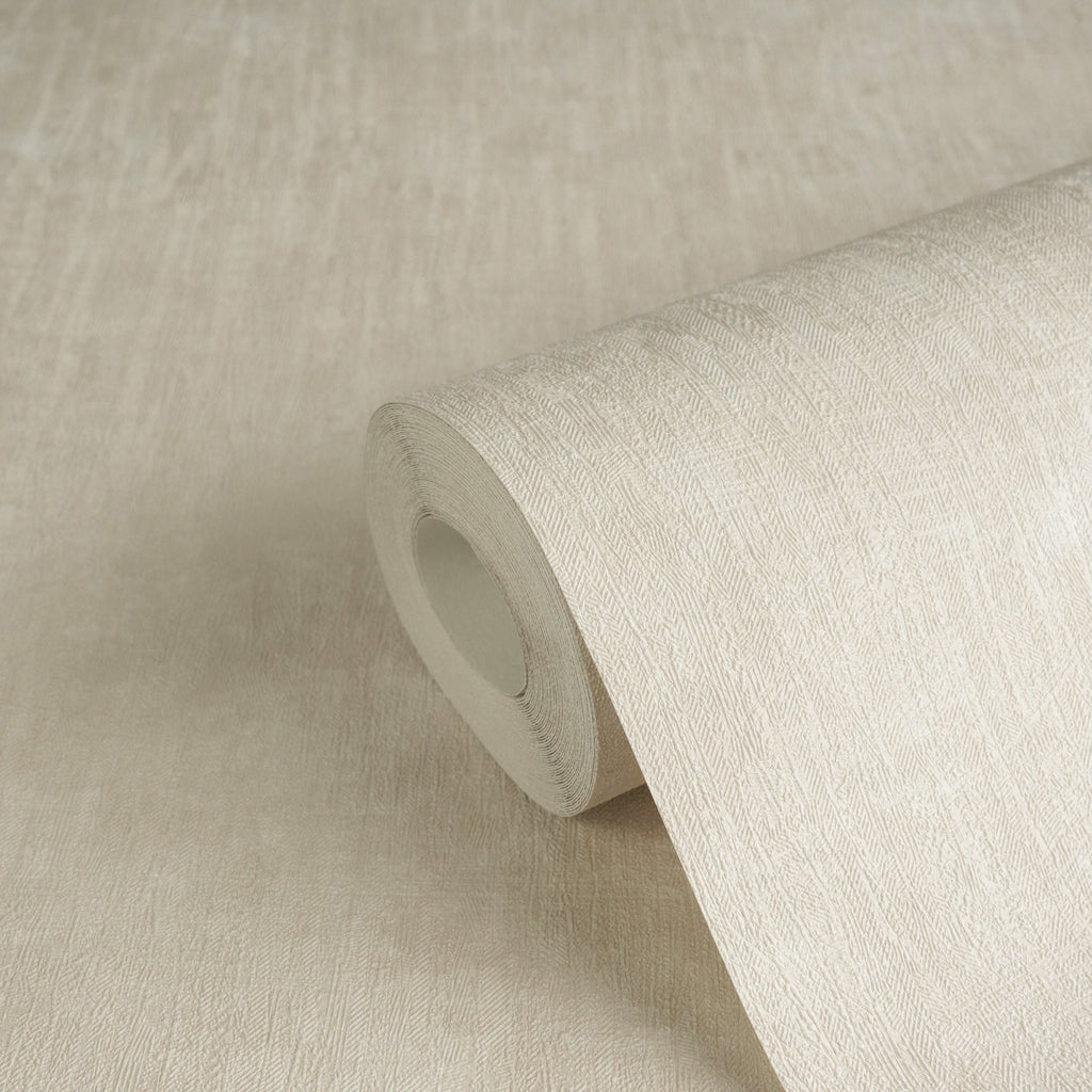 Hochwertige Vliestapete Beige Unitapete