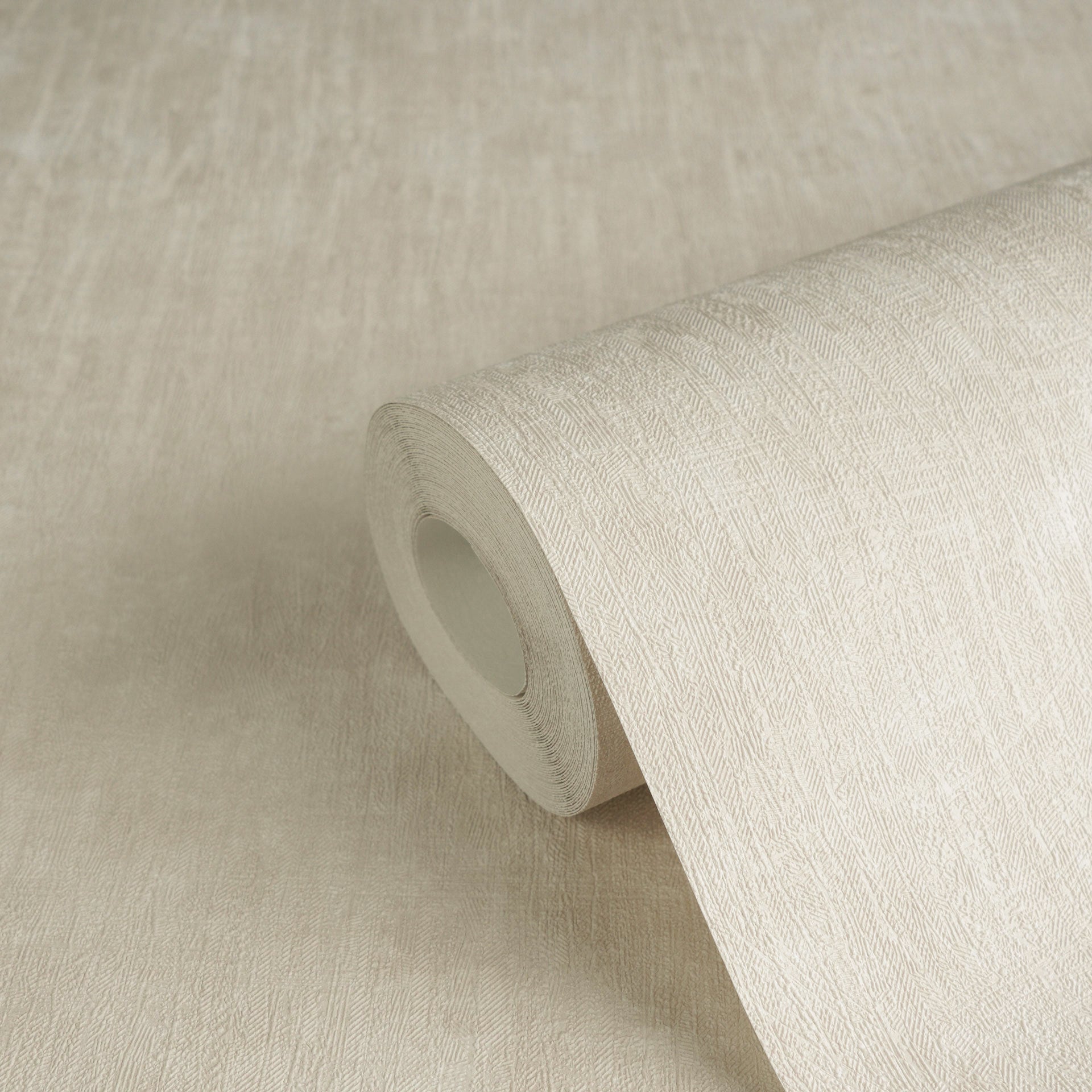 Hochwertige Vliestapete Beige Unitapete