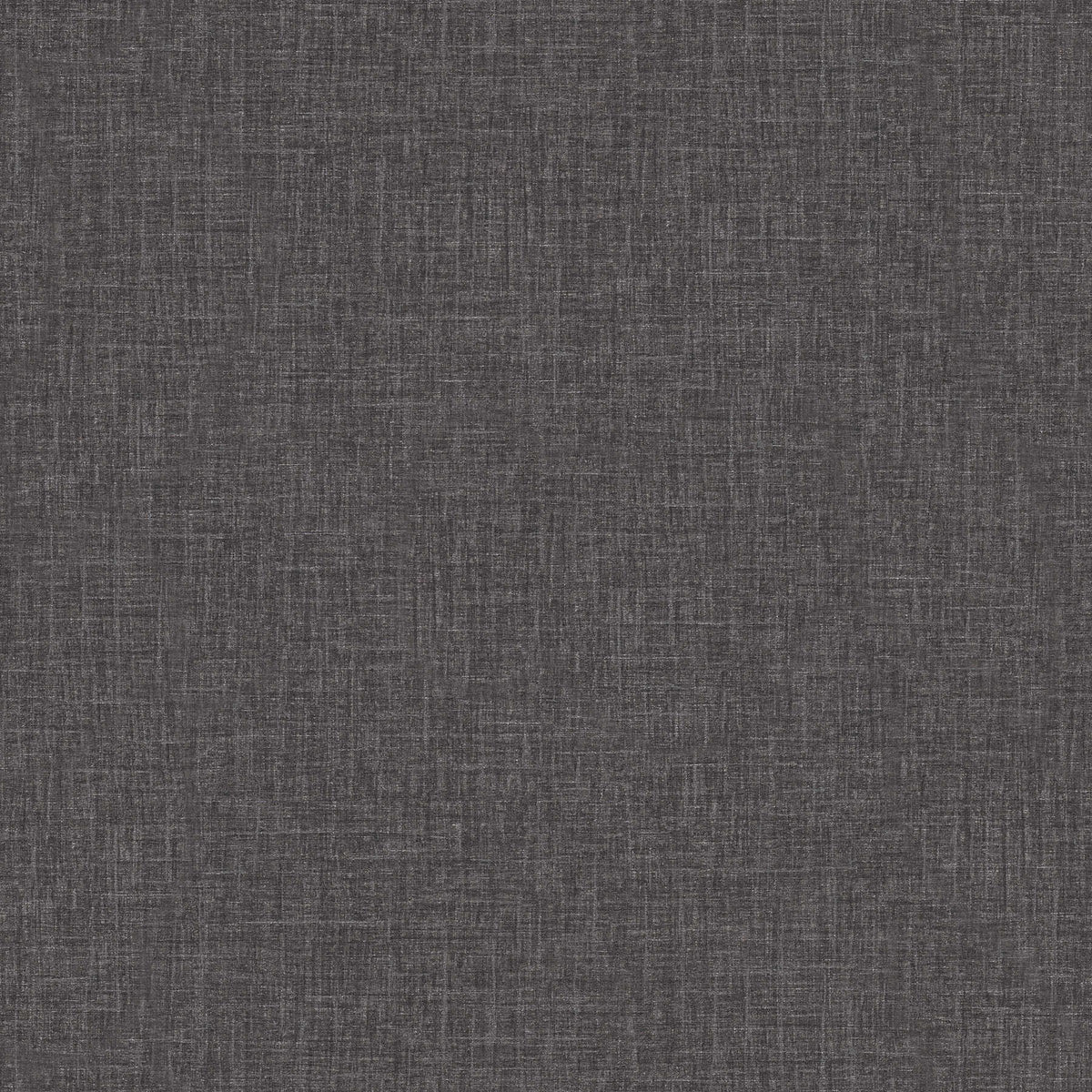 Papel pintado de unidad VERSACE en aspecto de lino con brillo - negro, gris