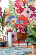 Fotomural decorativo multicolor diseño estampado floral - Matex - Imagen 1