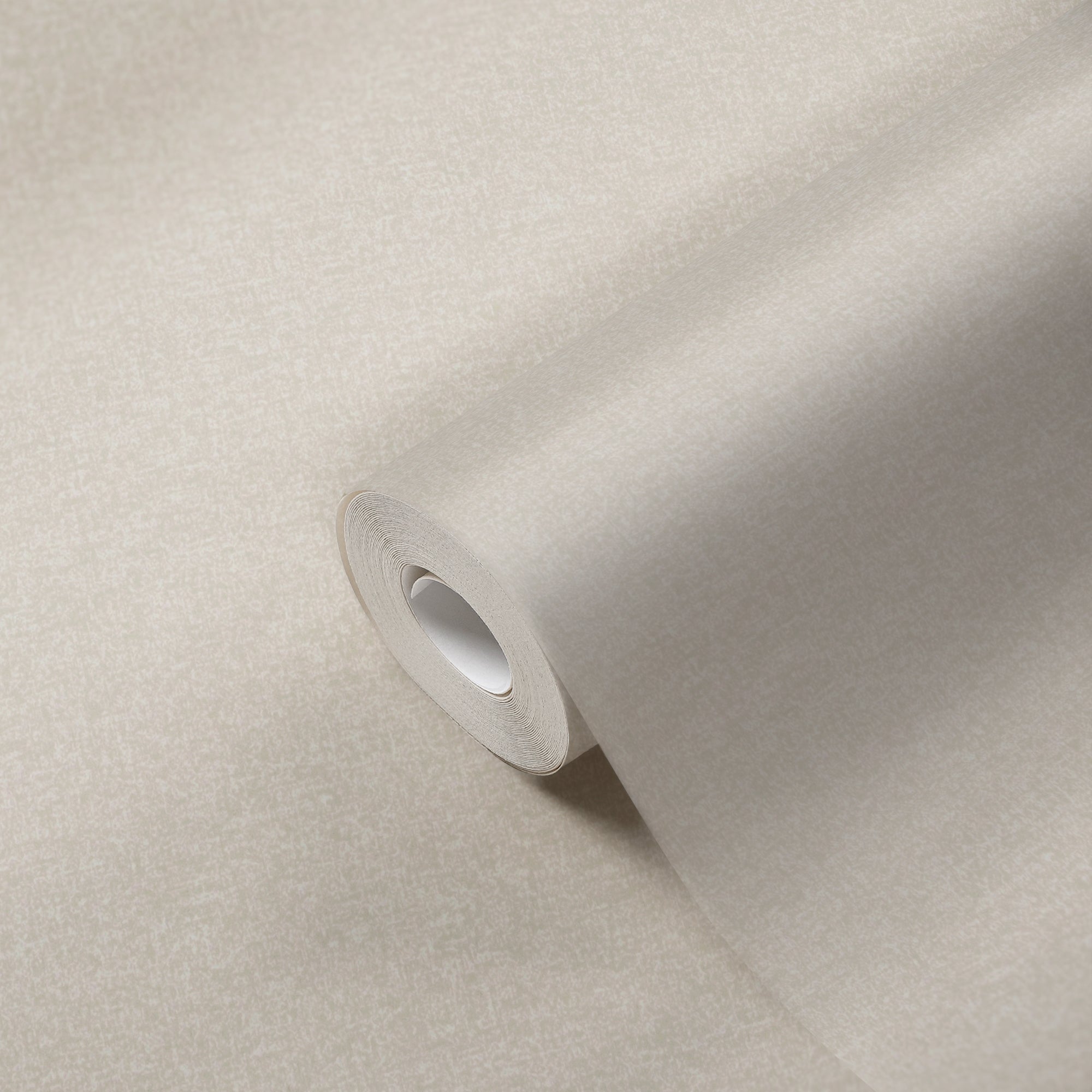 Hochwertige Vliestapete Beige Unitapete