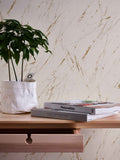 Hochwertige Vliestapete Beige Marmor