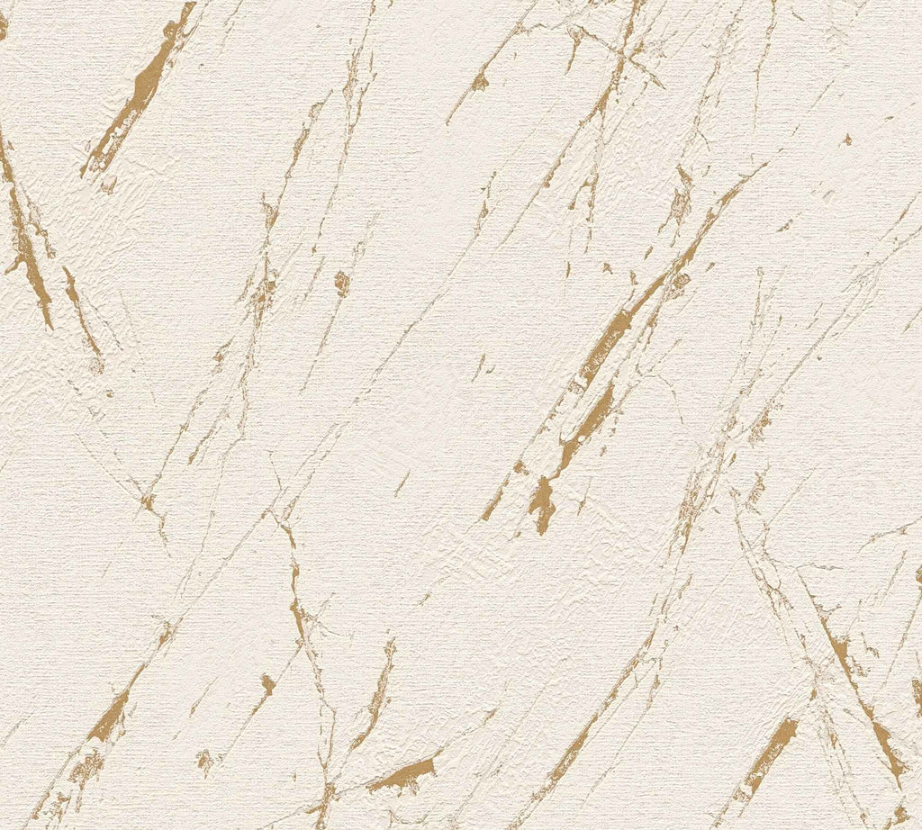 Hochwertige Vliestapete Beige Marmor