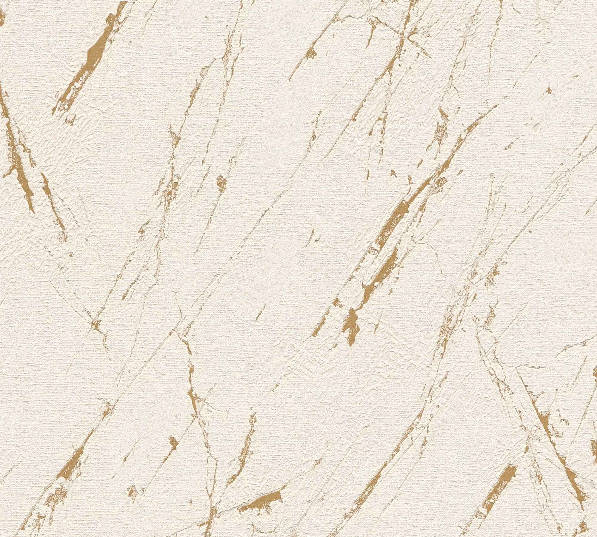 Hochwertige Vliestapete Beige Marmor