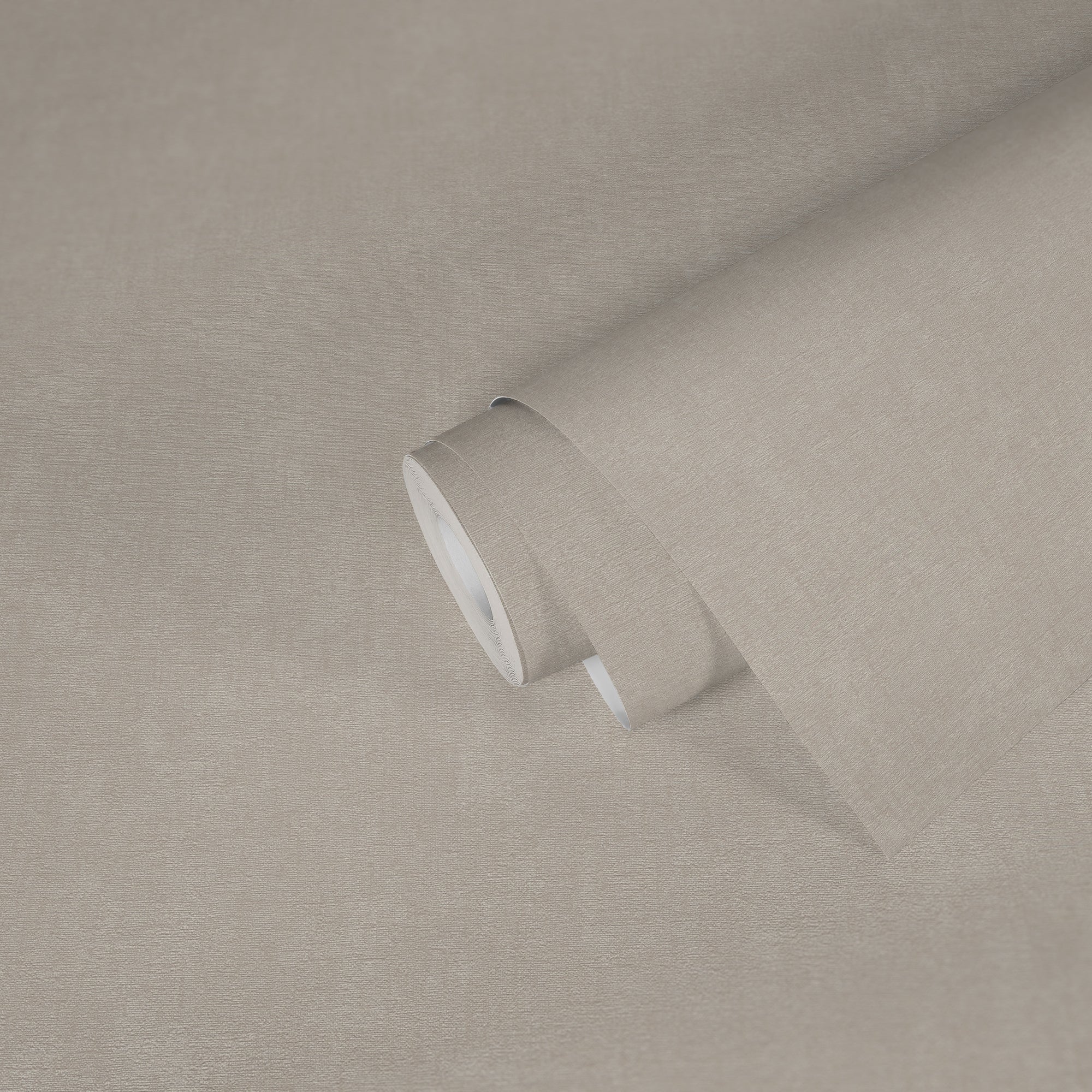 Hochwertige Vliestapete Beige Unitapete
