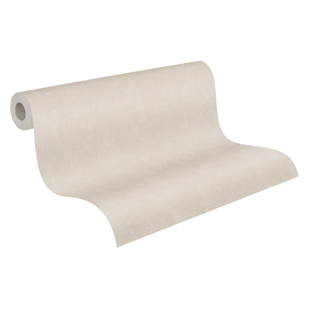 Hochwertige Vliestapete Beige Unitapete