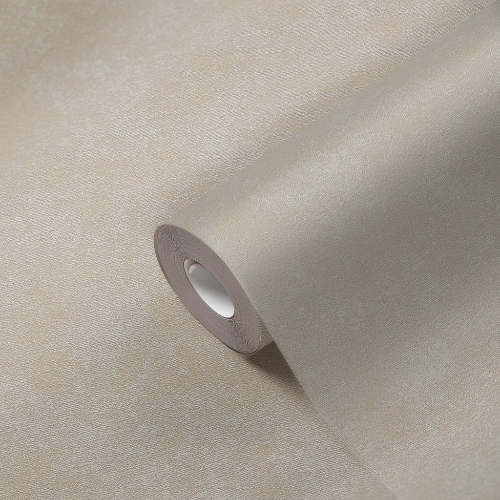 Hochwertige Vliestapete Beige Unitapete