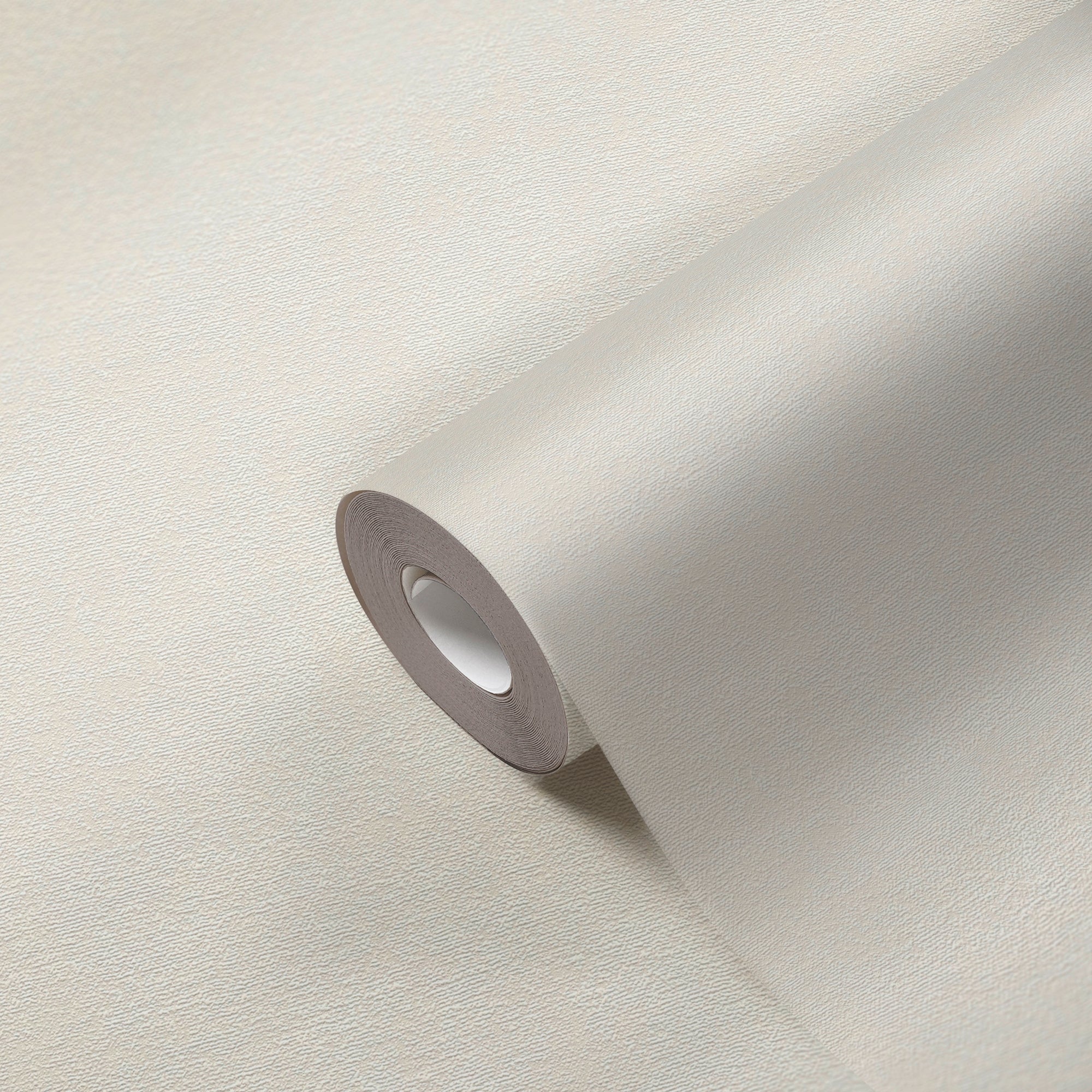 Hochwertige Vliestapete Beige Unitapete