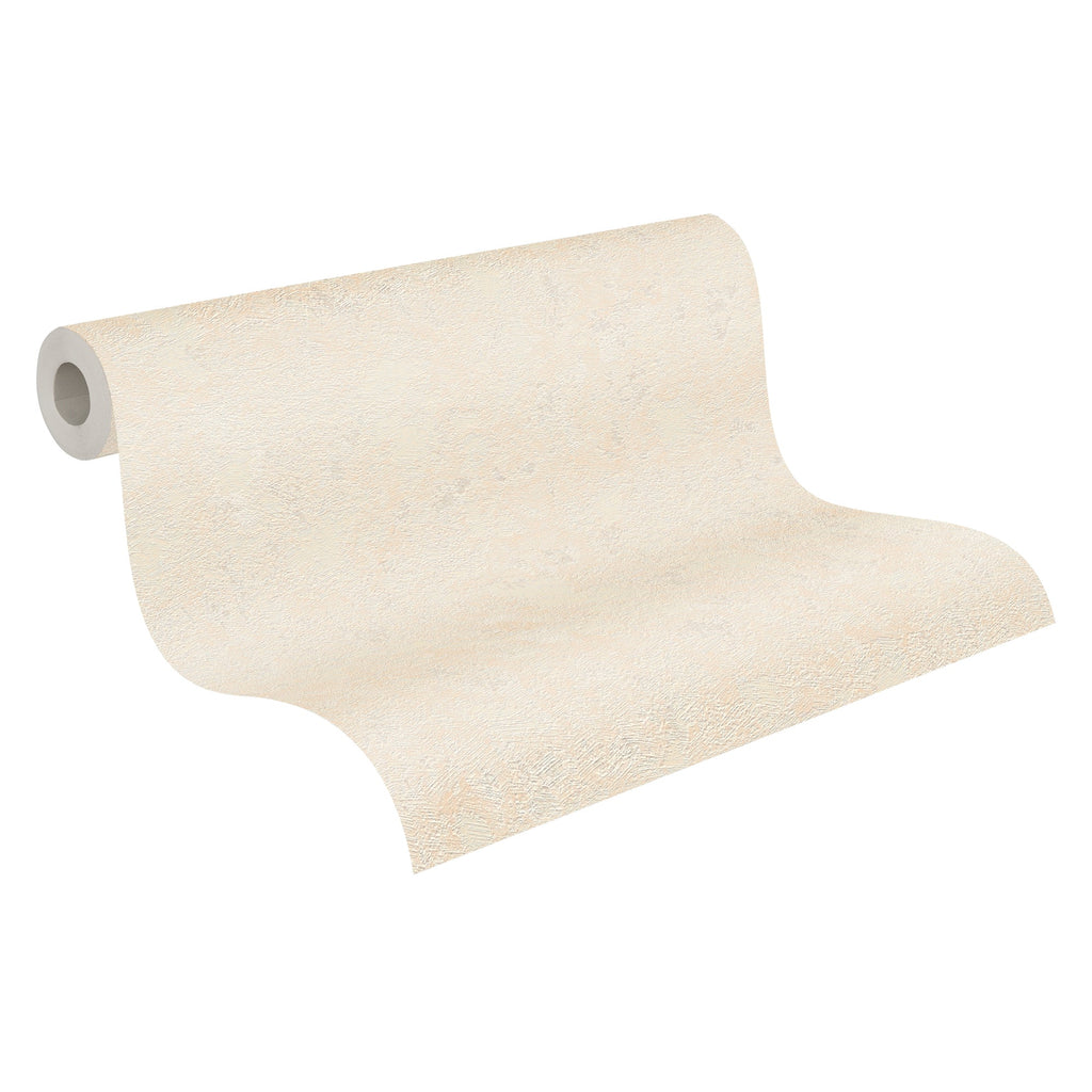 Hochwertige Vliestapete Beige Struktur